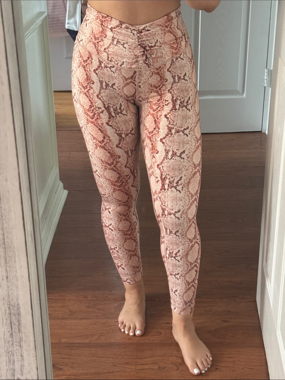 Victoria's Secret Pink Snake Print High-Waist Leggings